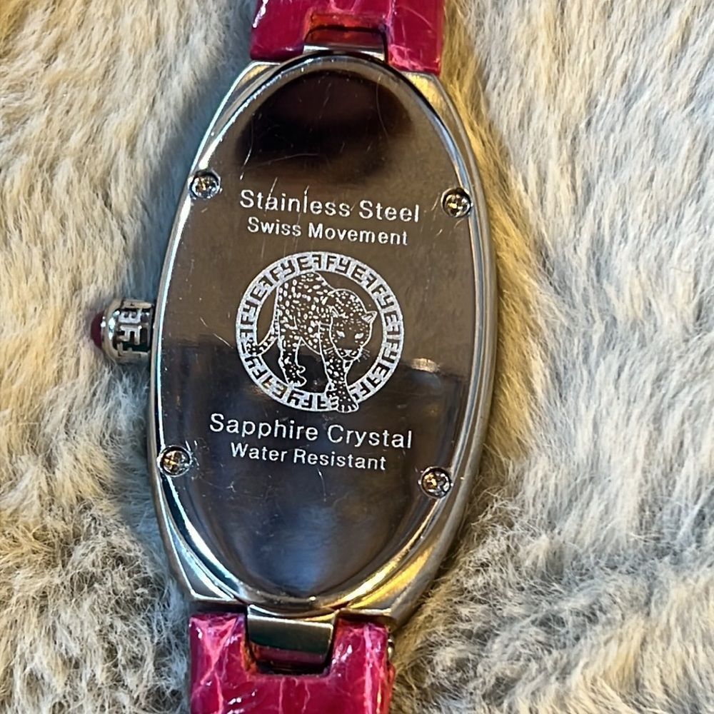 ❤️💎Perfect for Valentines Day Luxury EFFY Pink sapphire &💎1.77 ct pink croc band - Picture 10 of 11